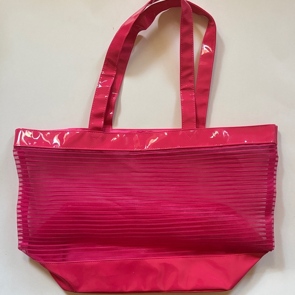 Nordstrom | Pink Mesh Middle Large Tote Bag | Barbie Loud Eco Friendly Shopping